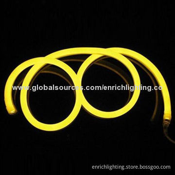 3000/3500K Warm White LED Neon Light, 24V DC Input Voltage/Measures 16x28m/5W/m Power/80-piece LED/mNew
